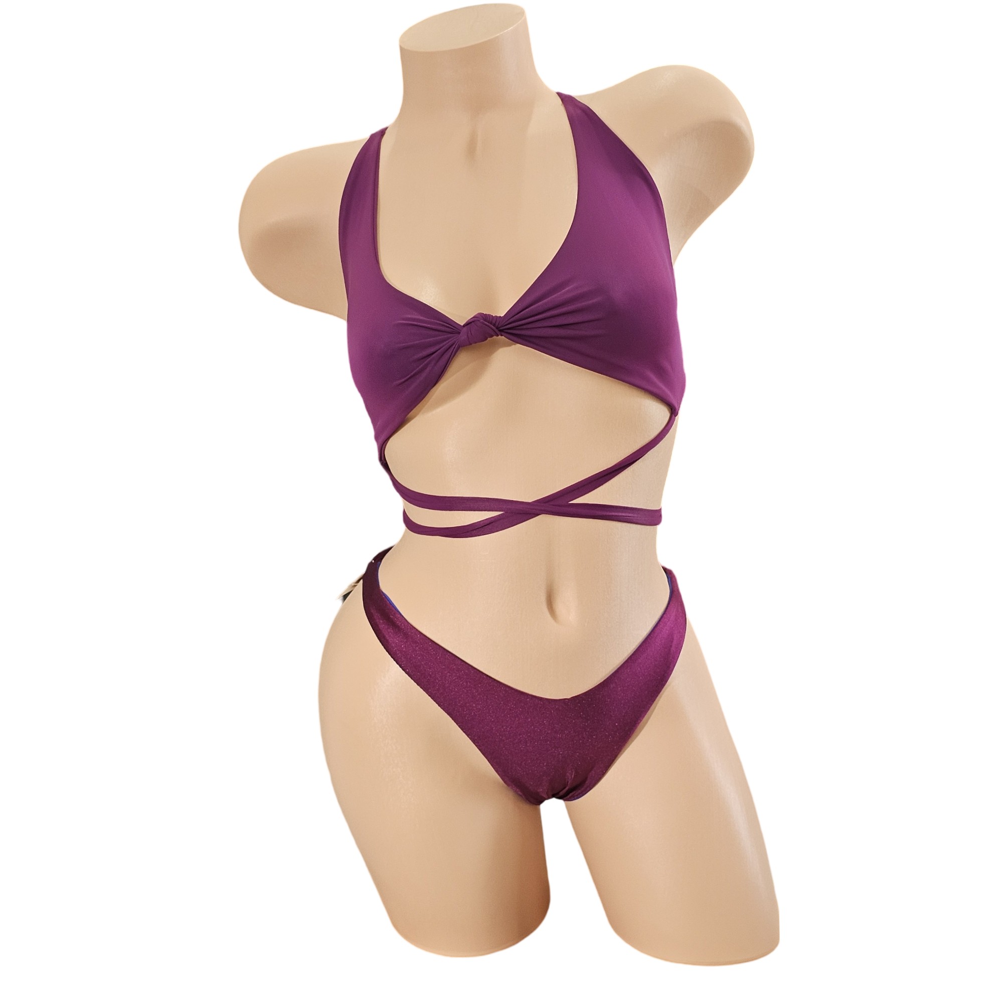 Vino y Mar Reversible Bottom Bikini Set