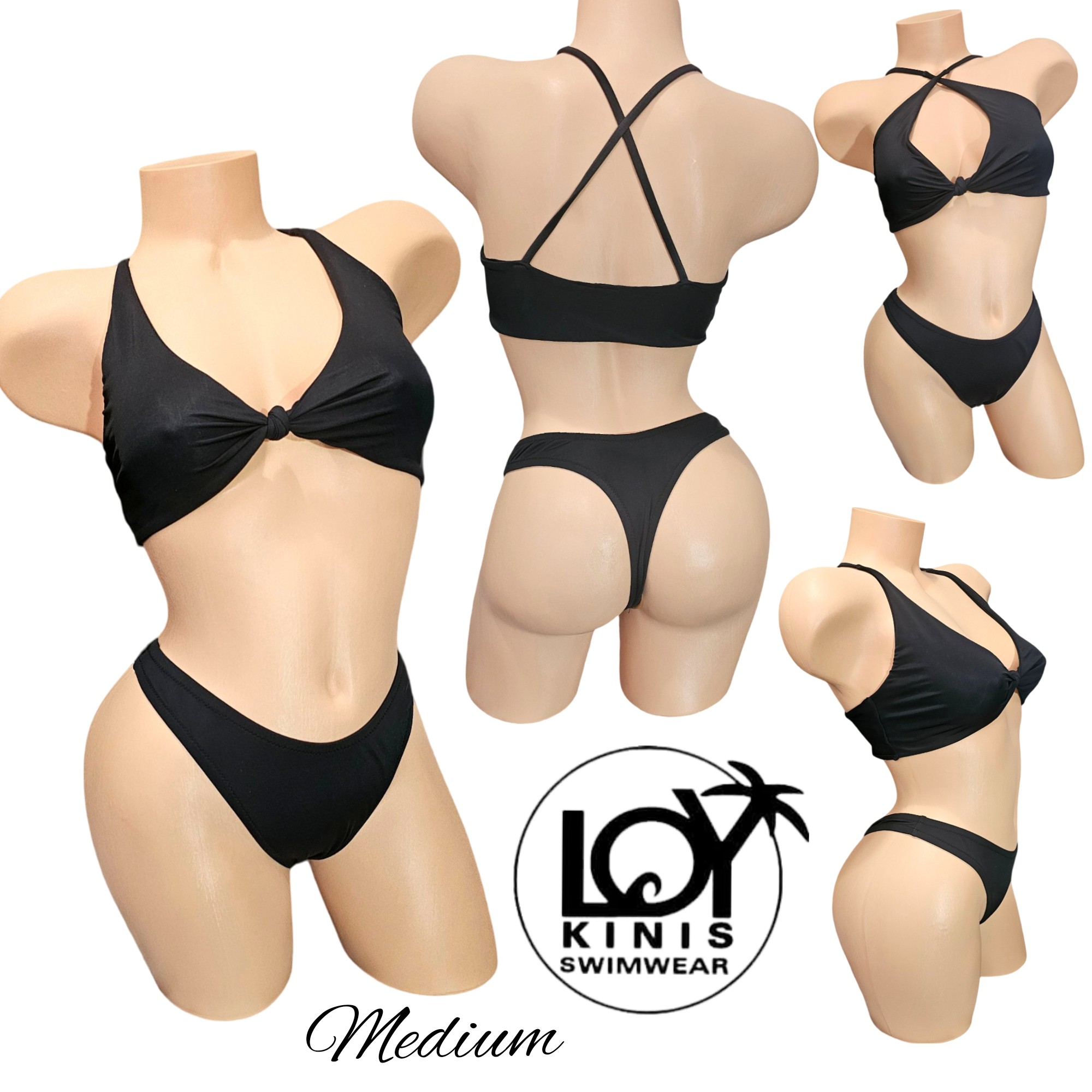 Viuda Black Bikini Set