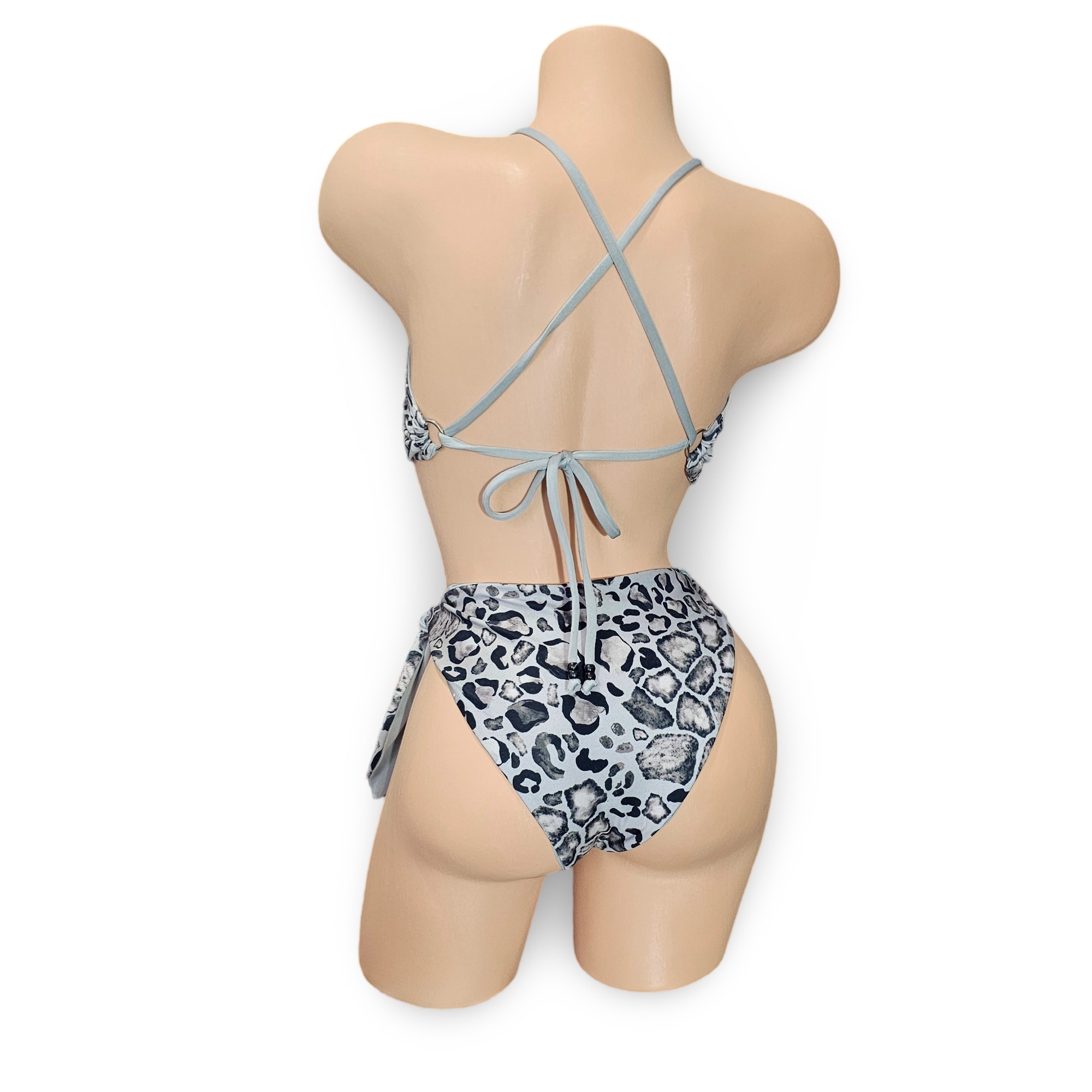 Leopard Gris Print Swimsuit