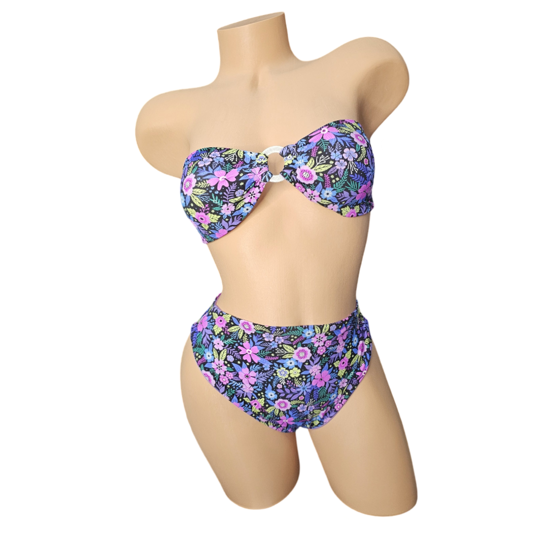 Botánico strapless bikini set