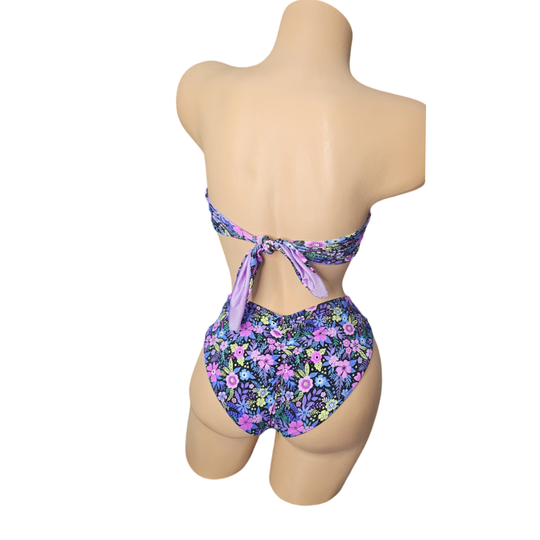 Botánico strapless bikini set