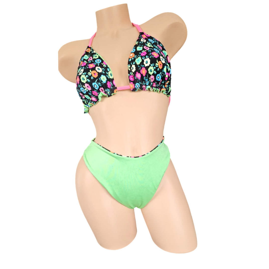 Florecita Bikini Set Large reversible