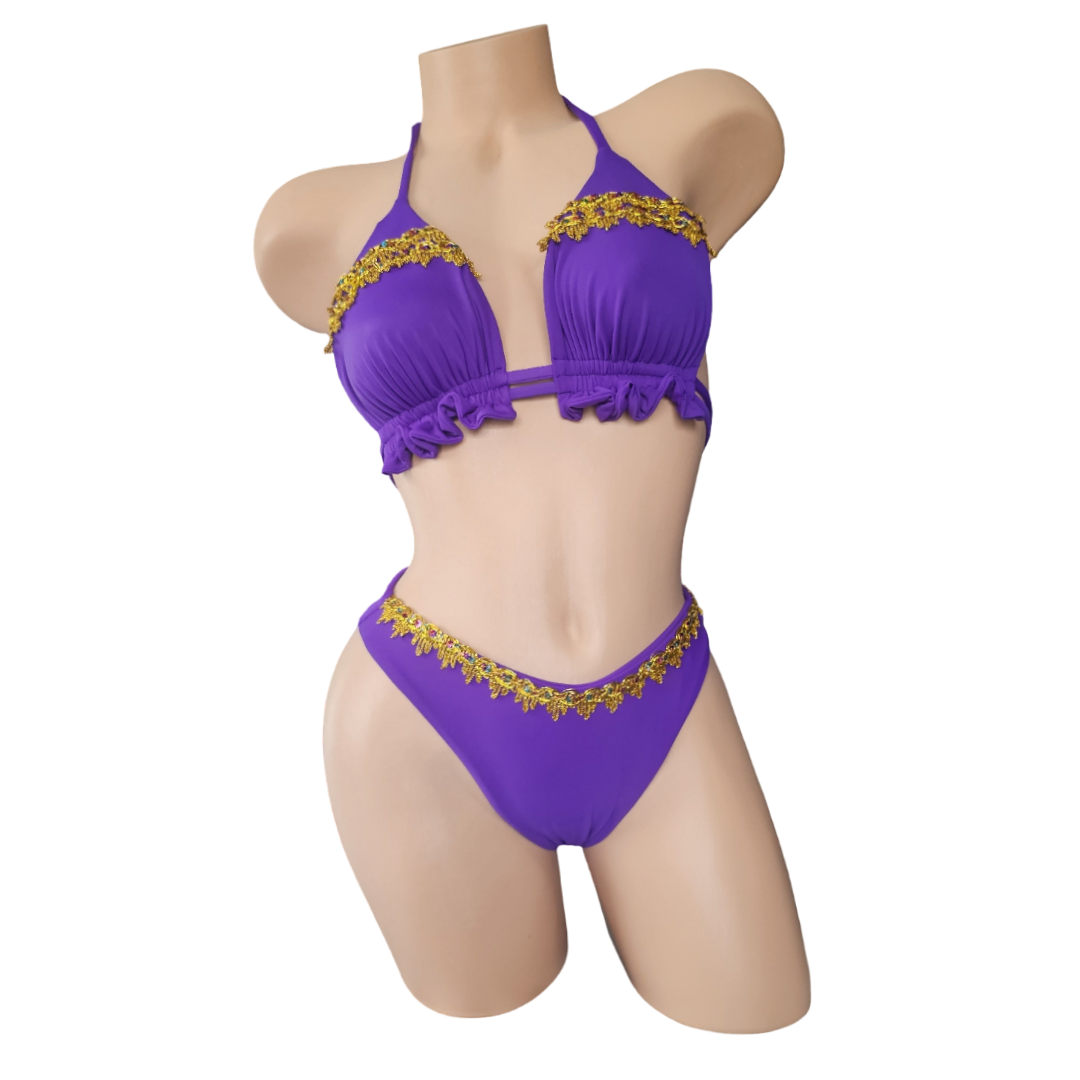 Gitana violeta bikini set