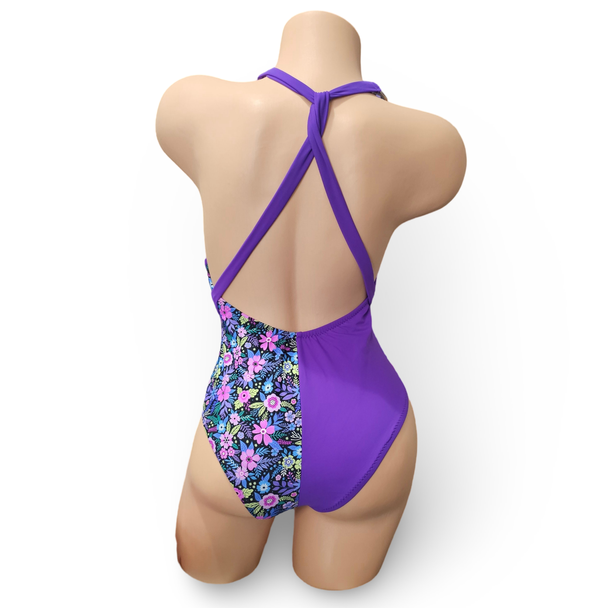 Floral Halter Swimsuit