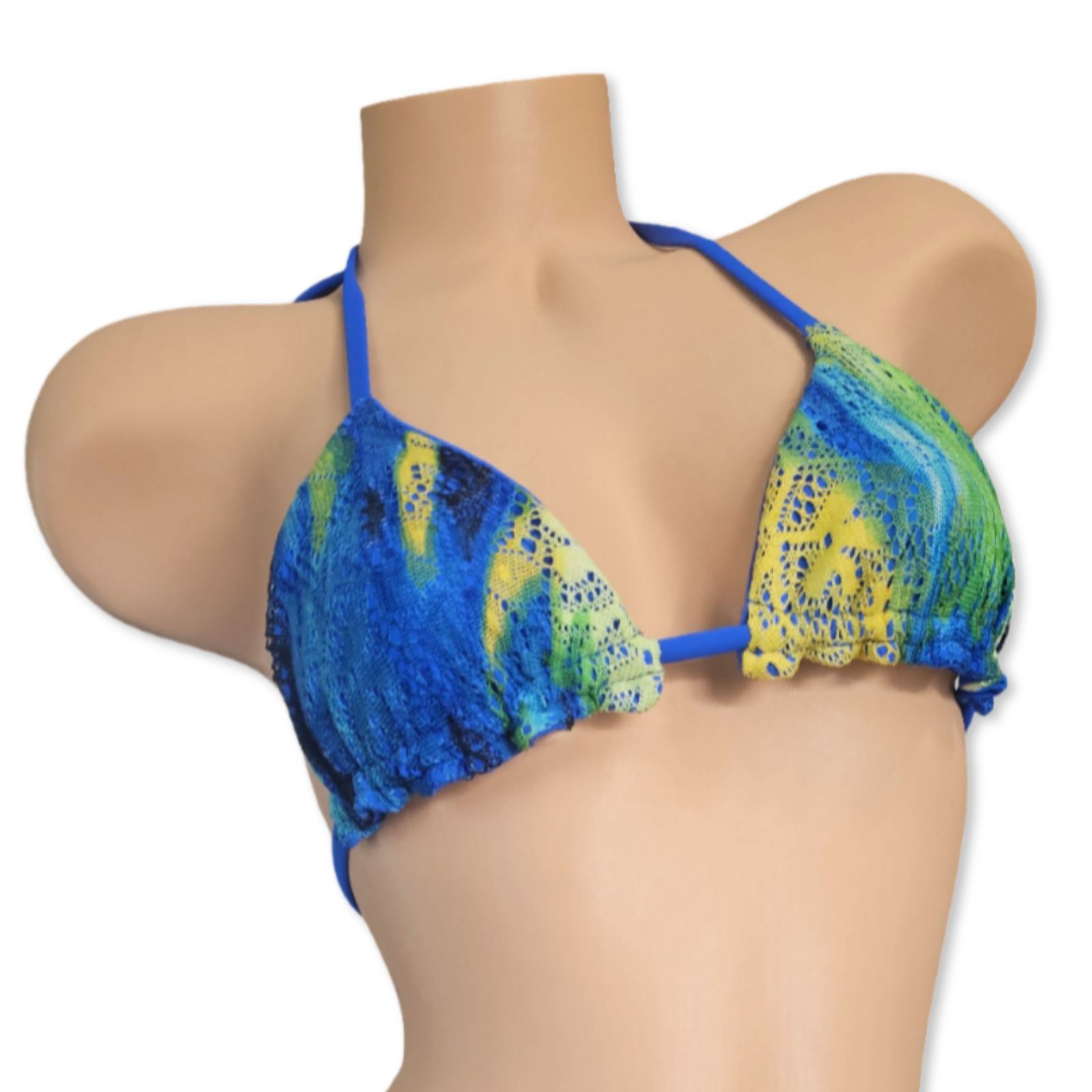 Mahi Mahi Tropical Lace Triangle Top