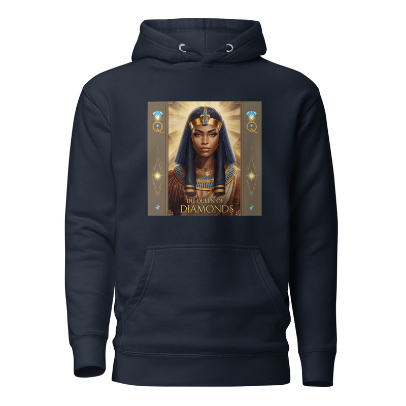 Queen Of Diamonds Cotton Unisex Hoodie