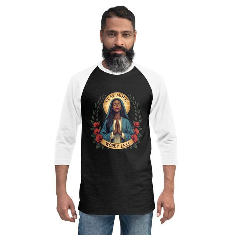 Pray More Worry Less Raglan Shirt