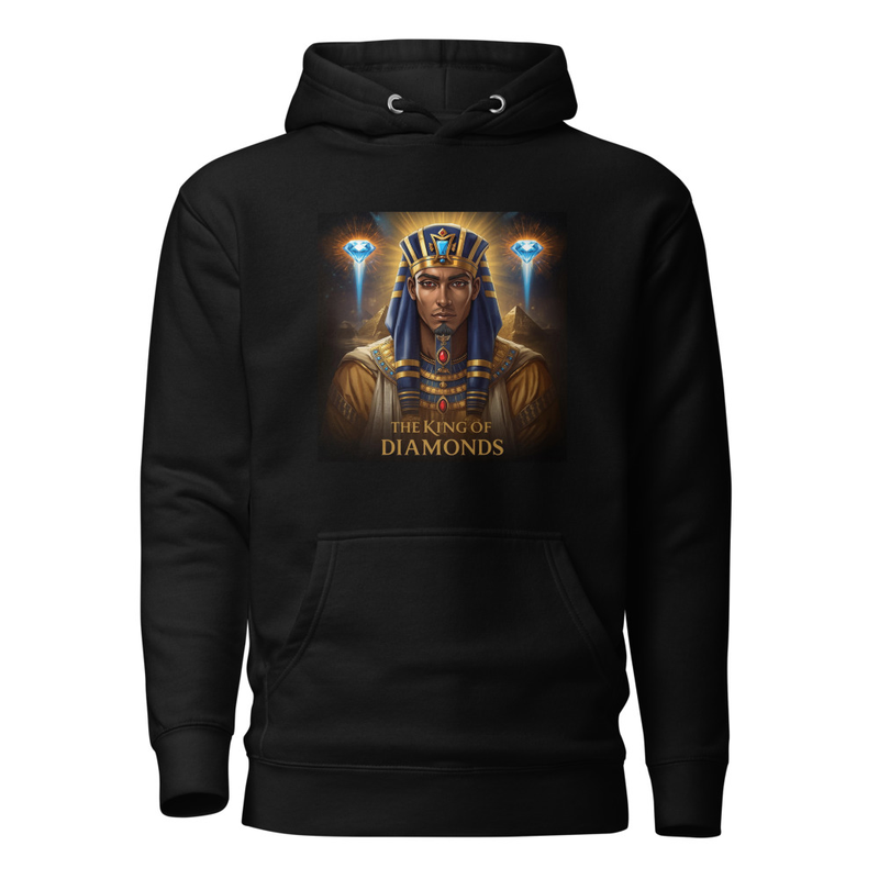 King Of Diamonds Cotton Unisex Hoodie