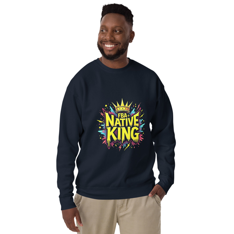 FBA & Native King Unisex Cotton  Sweatshirt