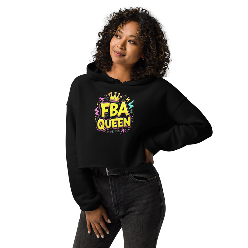FBA Queen Crop Hoodie