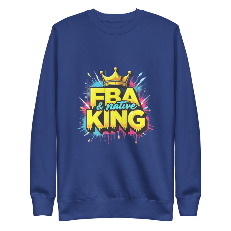 FBA & Native King Unisex Cotton Sweatshirt
