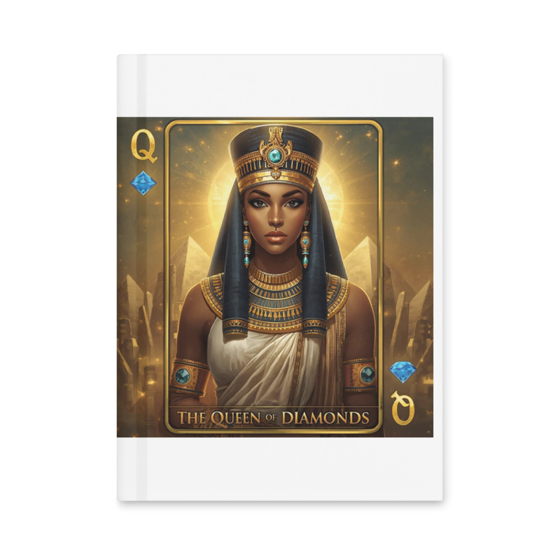 Queen of Diamonds Hardcover Journal Matte