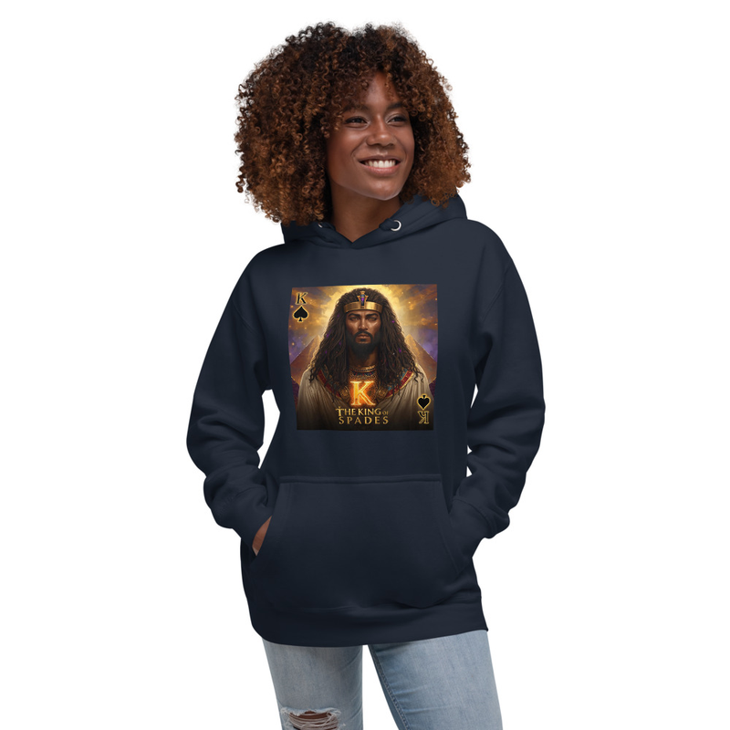 King  Of Spades Unisex Cotton Hoodie