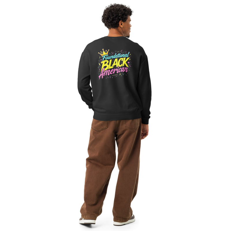 FBA Unisex Garment-dyed Fleece Crewneck Sweatshirt