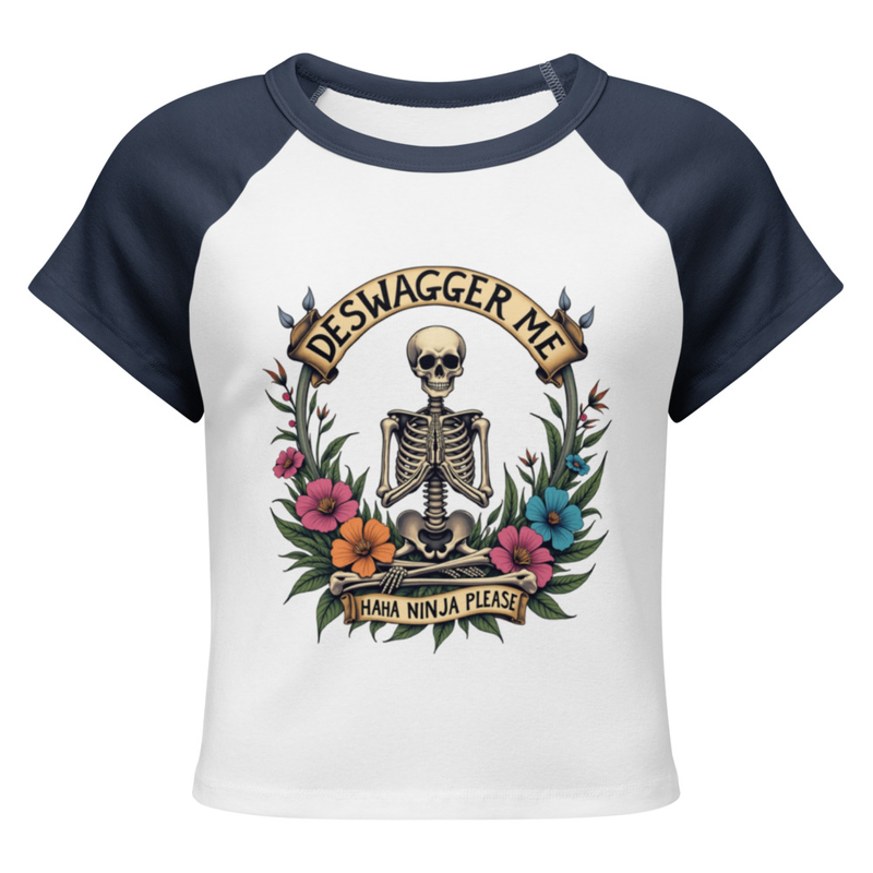Deswagger Me Women’s Micro Rib Raglan Baby Tee