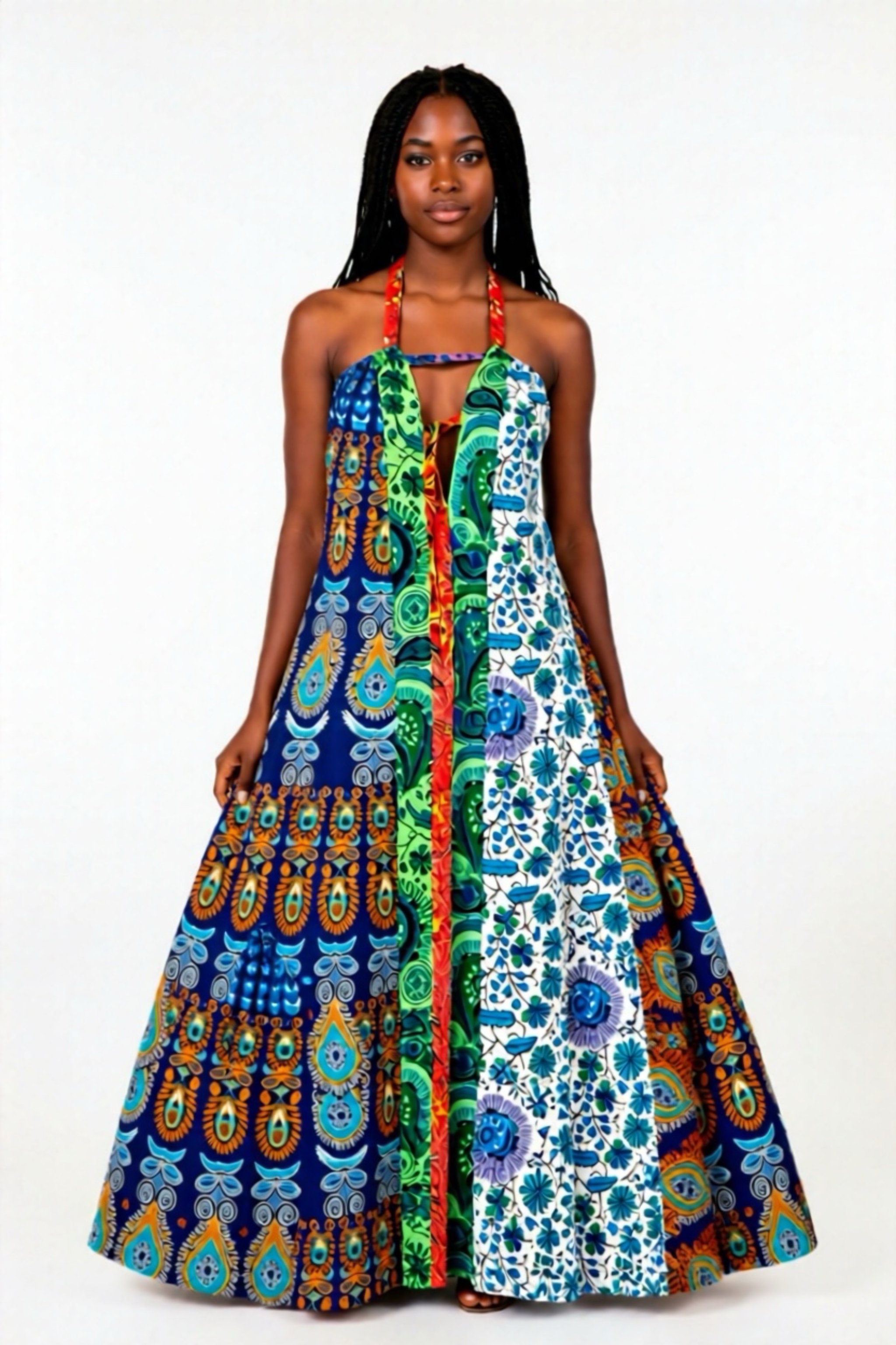 Colorful Bohemian Maxi Dress Multiple Styles Available