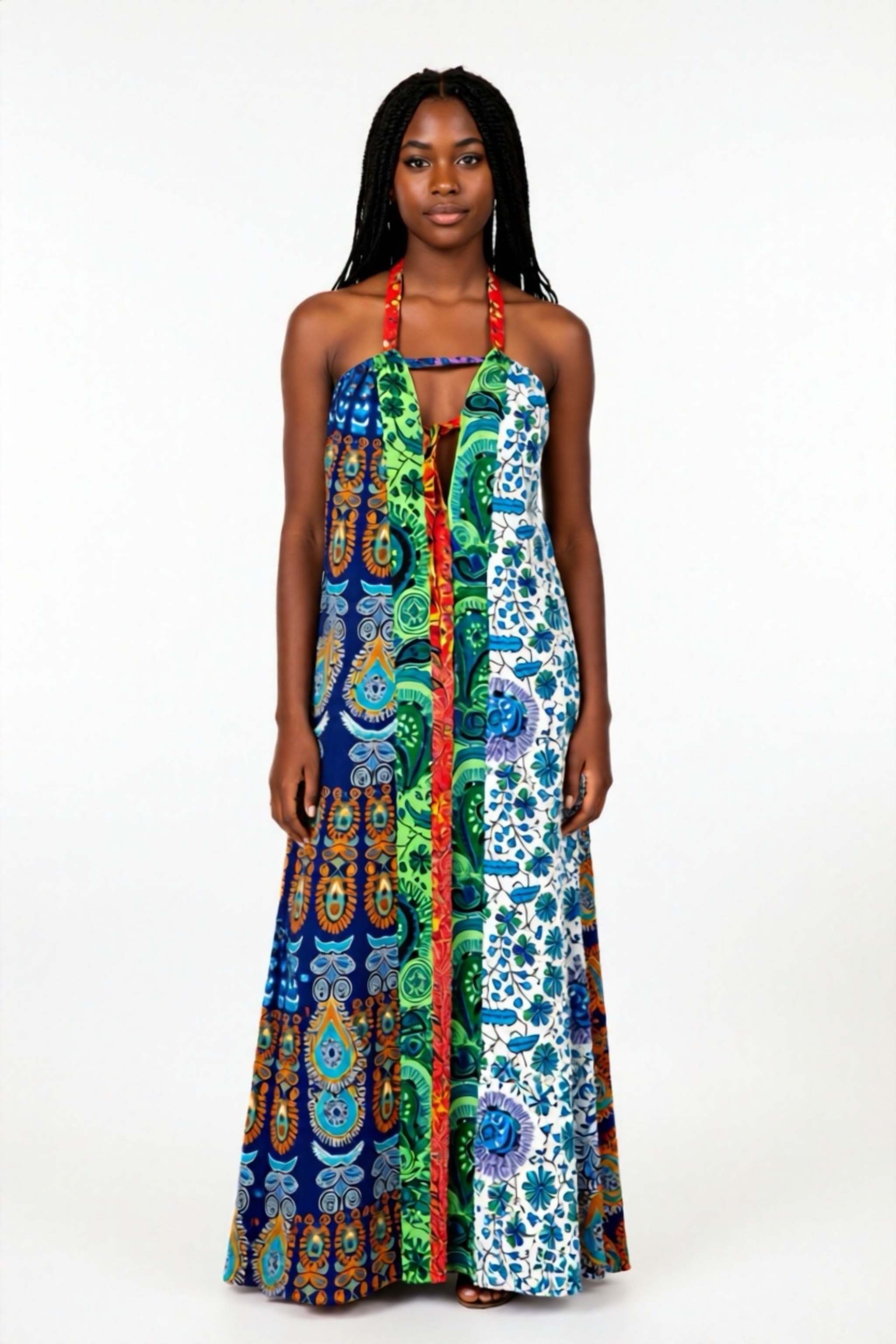 Colorful Bohemian Maxi Dress Multiple Styles Available