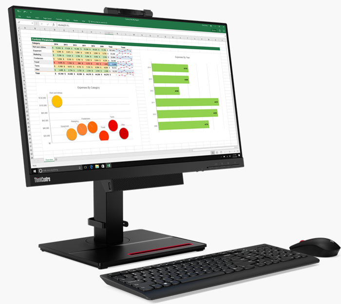 Lenovo ThinkCentre TIO24 Gen4 23.8-inch WLED FHD- Monitor