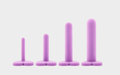 Set de 4 Dilatadores Vaginales punta redonda