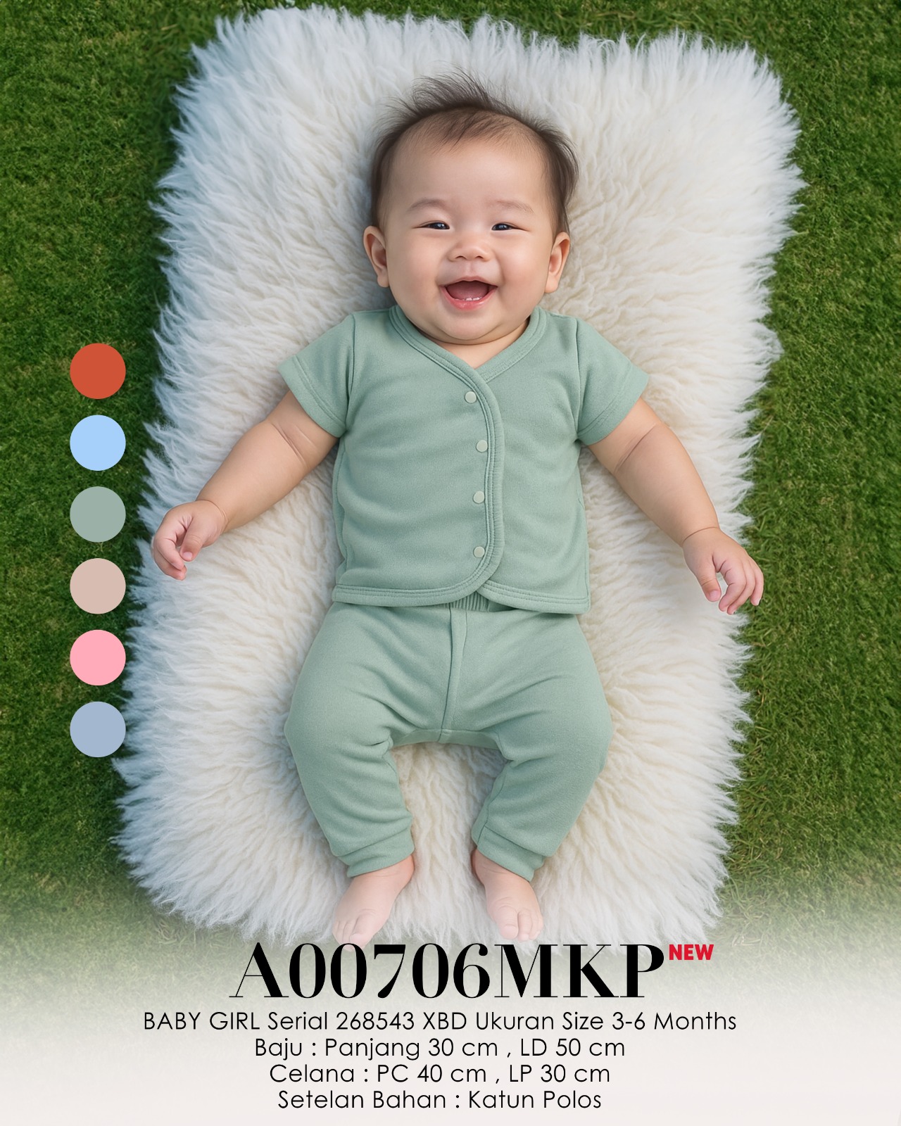 Baby Girl 2-Piece Cotton Outfit