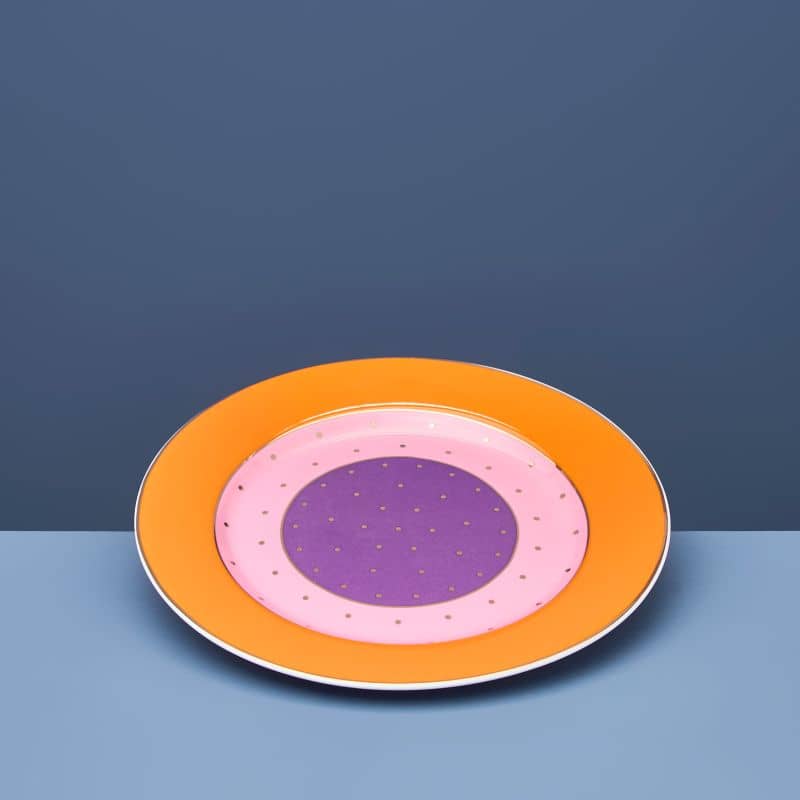 4 spalvingų lėkščių rinkinys Fancy Colors