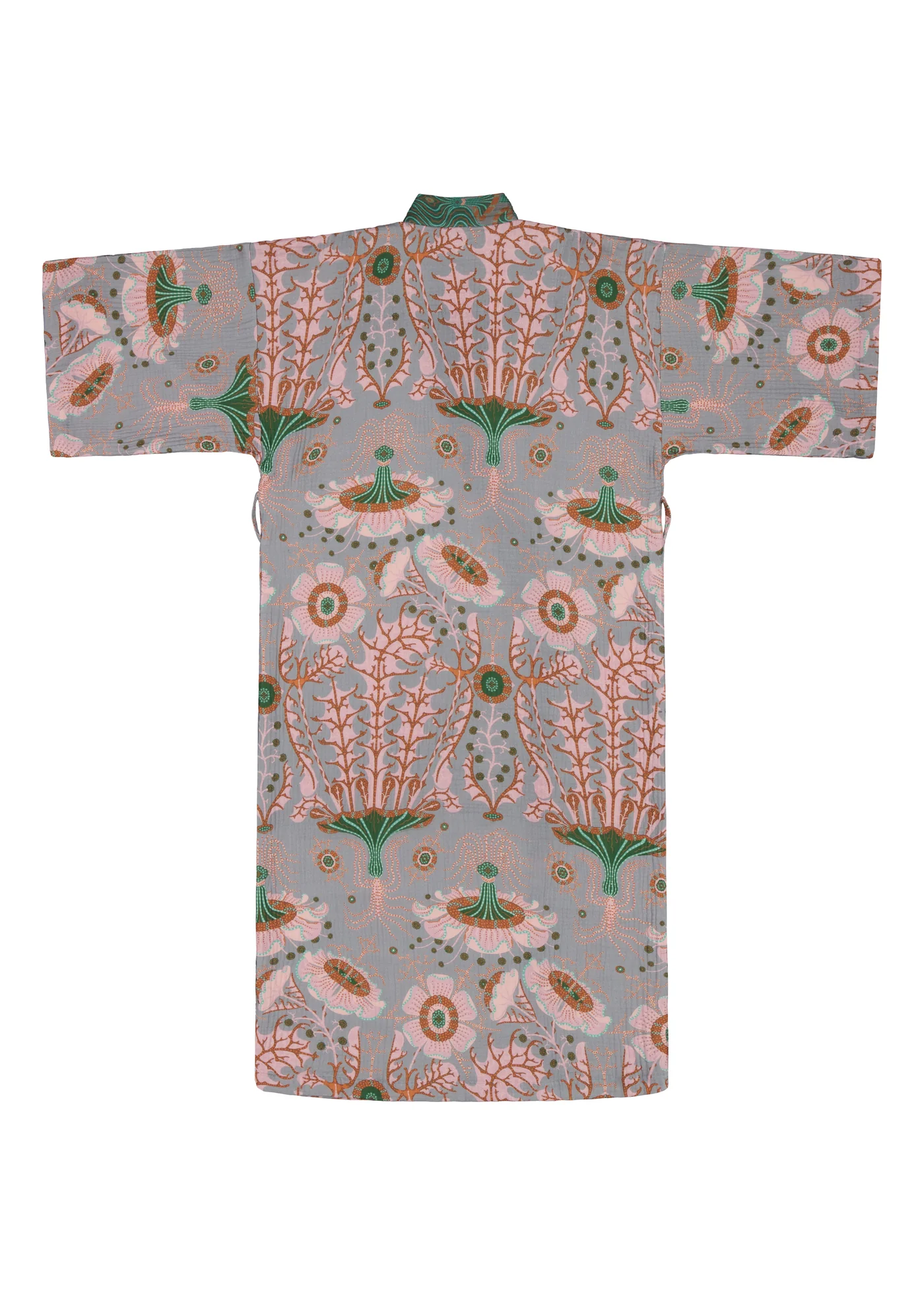 Equinoxe Yukata chalatas iš natūralios lino medžiagos