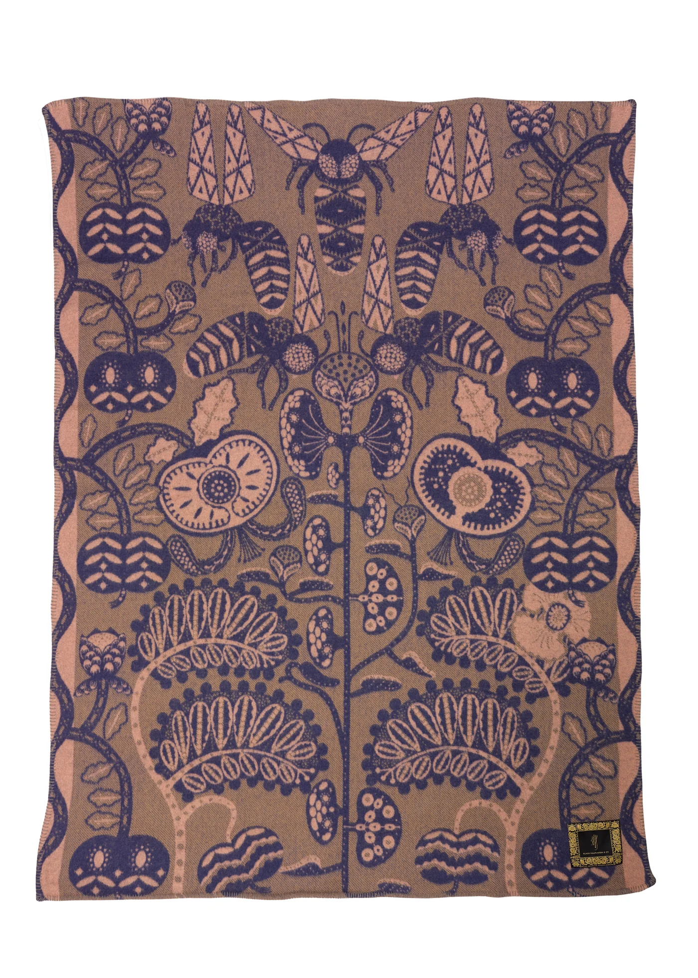 130x170 cm Bees Peach pledas
