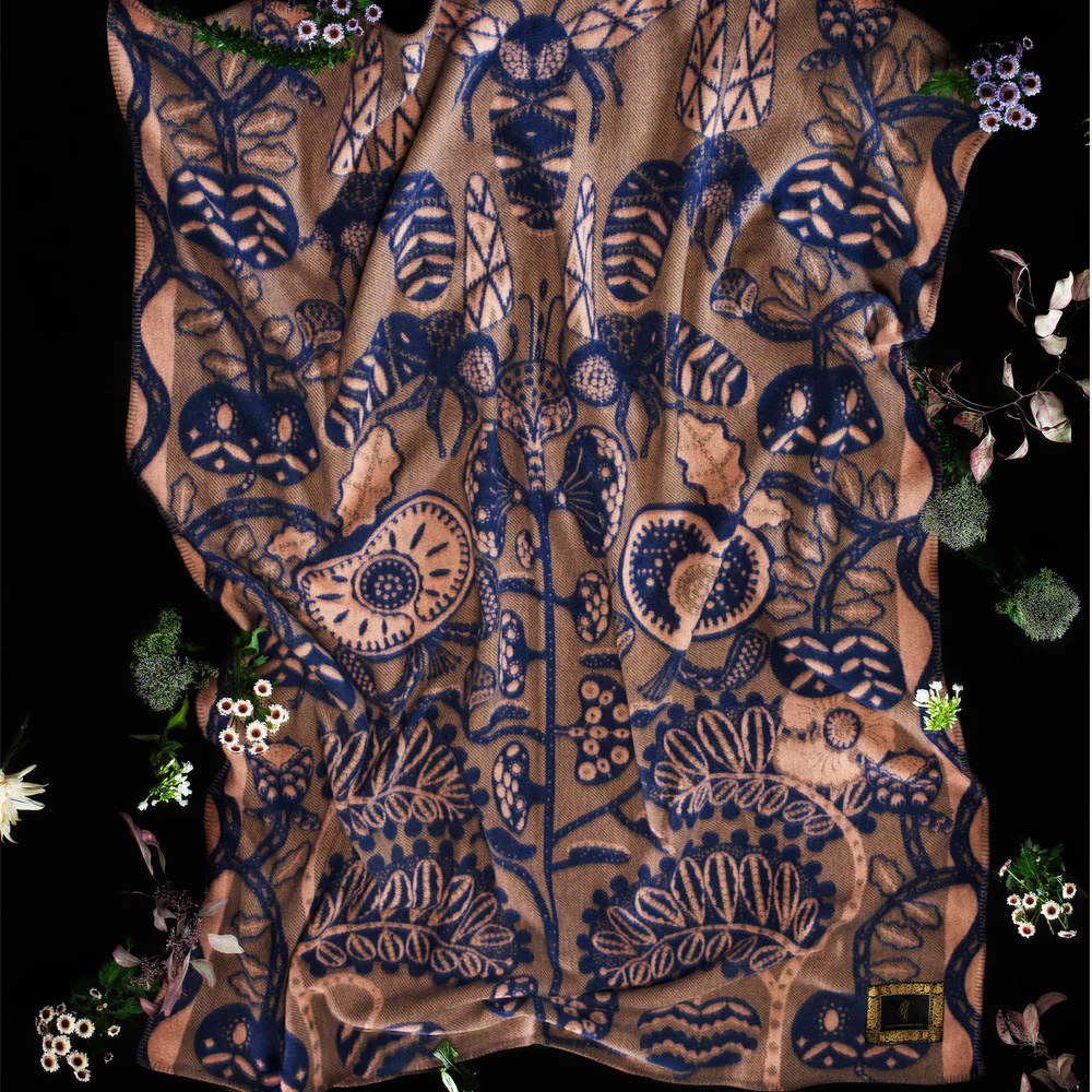 130x170 cm Bees Peach pledas