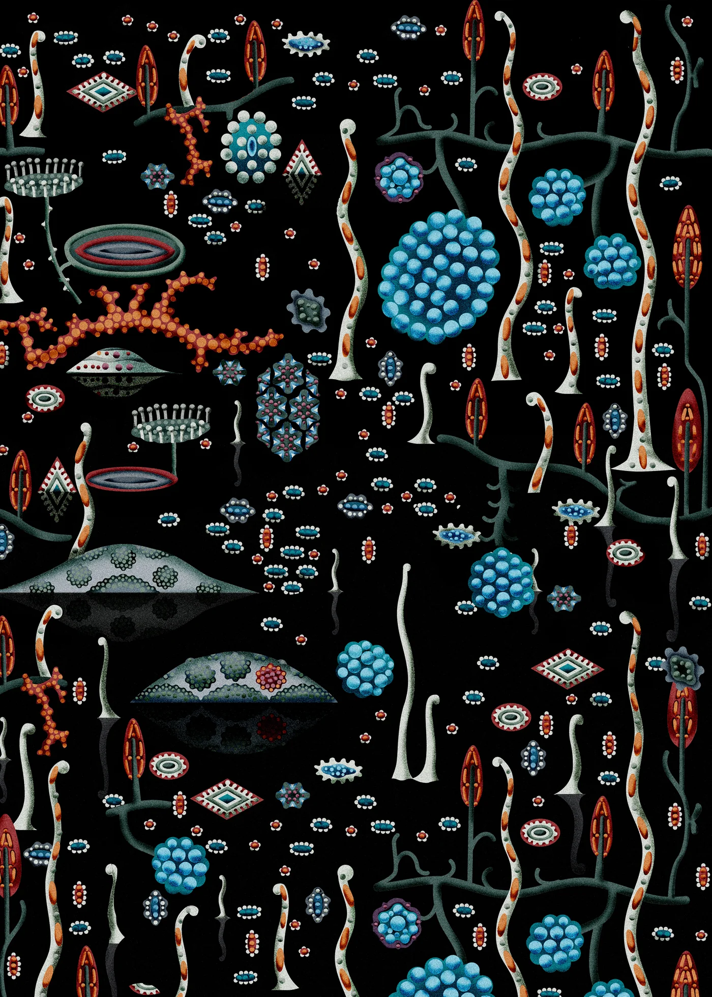 Tapetai Black Lake