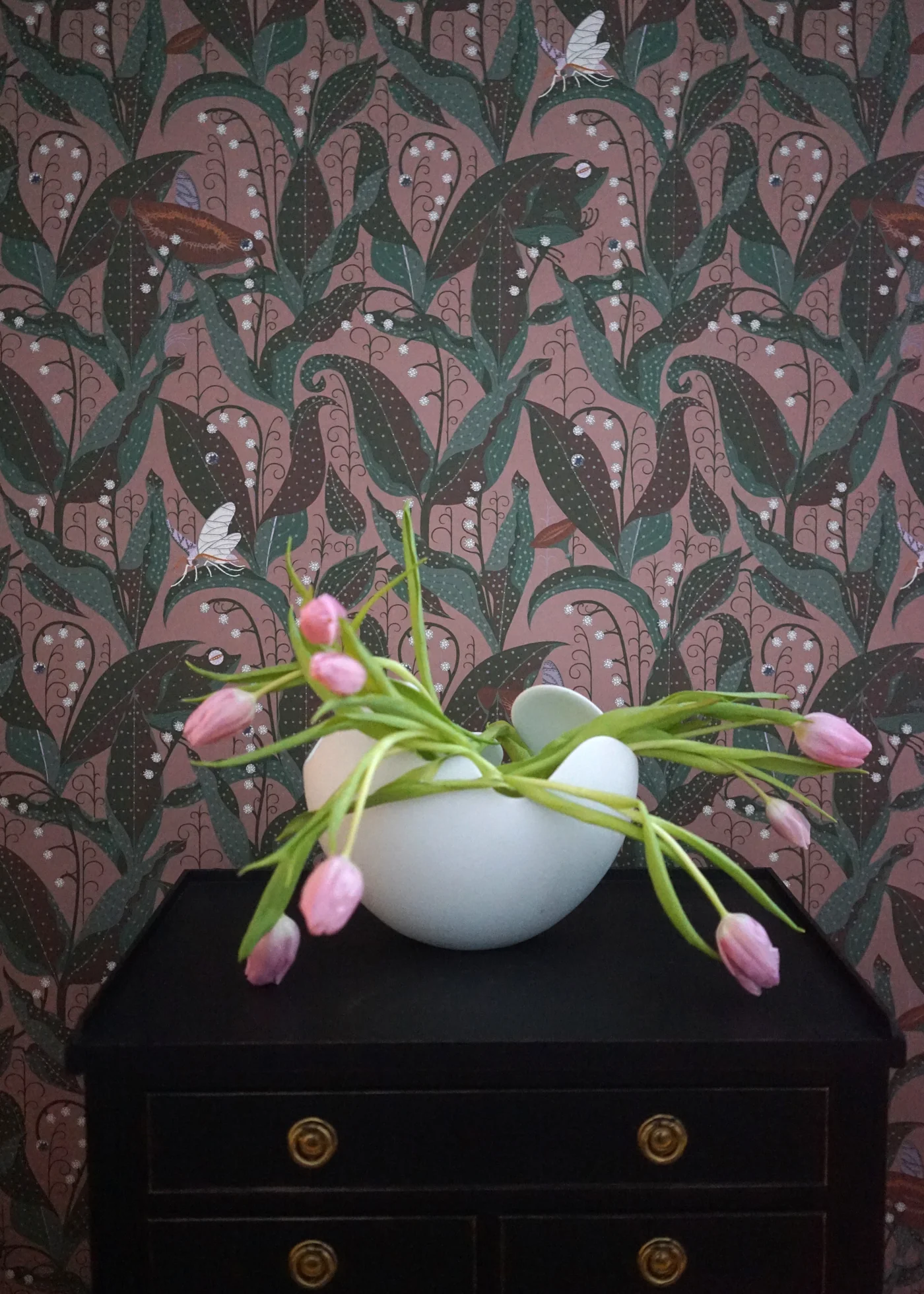 Tapetai Lily of the Valley Mauve