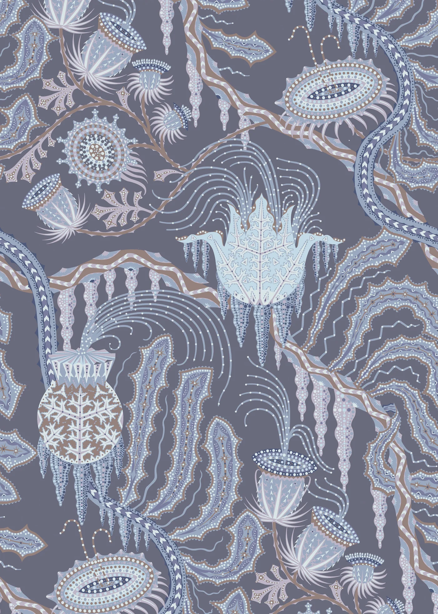 Tapetai Ice Palace Blue