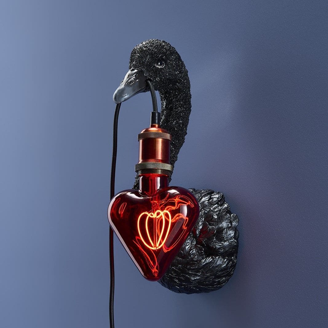 LED lemputė raudona širdis