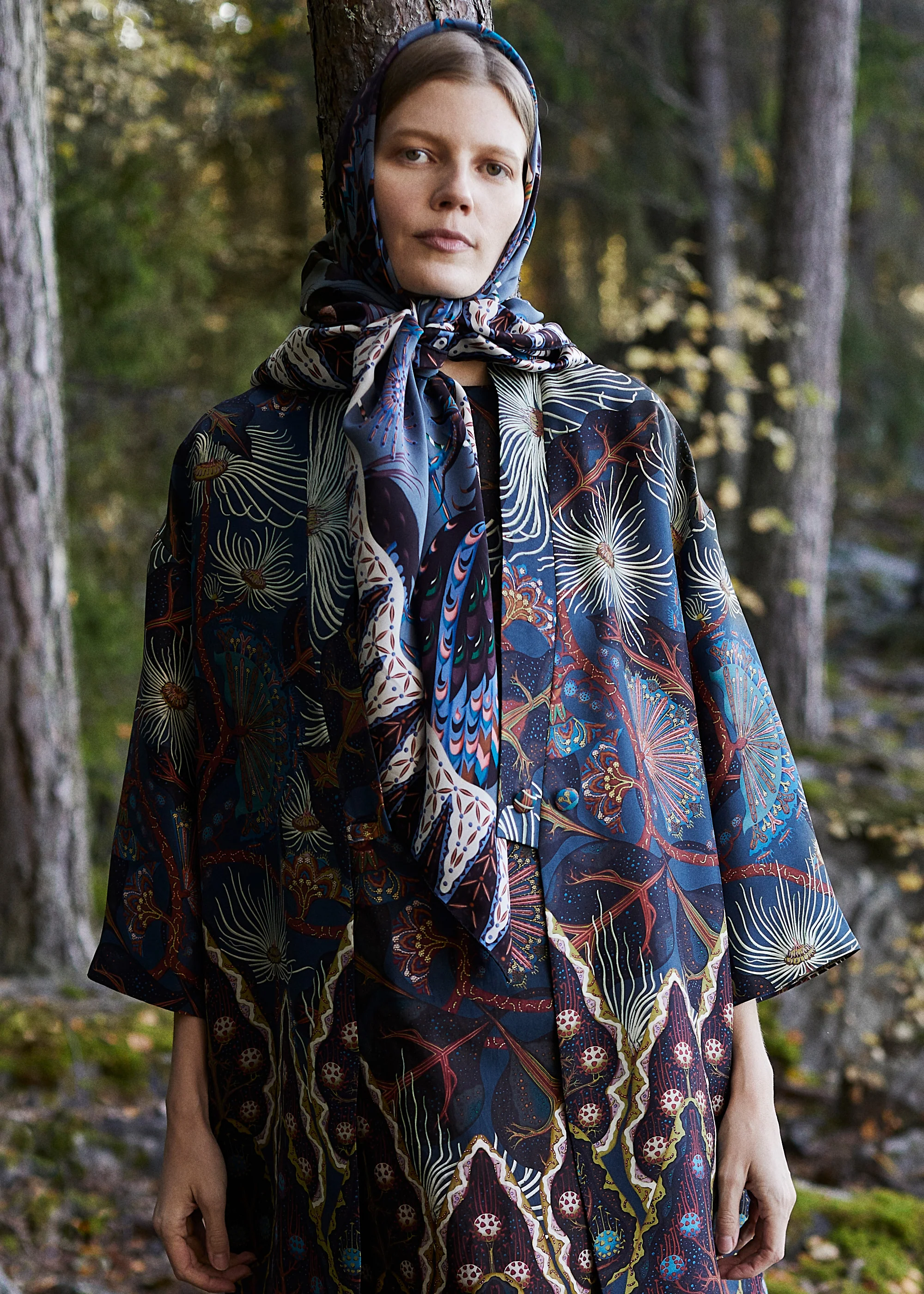 Ferocious Cats šilko skara 