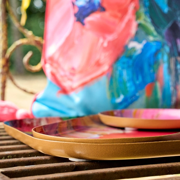 Trijų padėkliukų komplektas Flowers