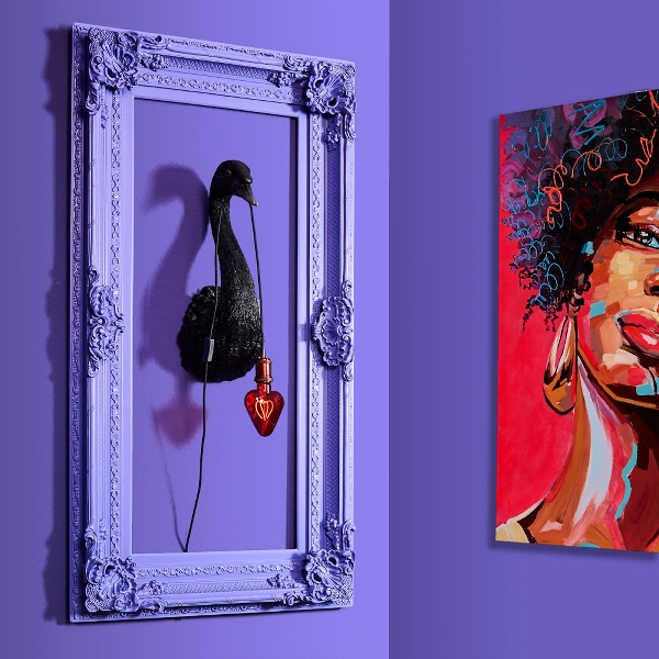 LED lemputė raudona širdis