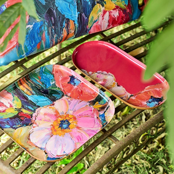 Trijų padėkliukų komplektas Flowers