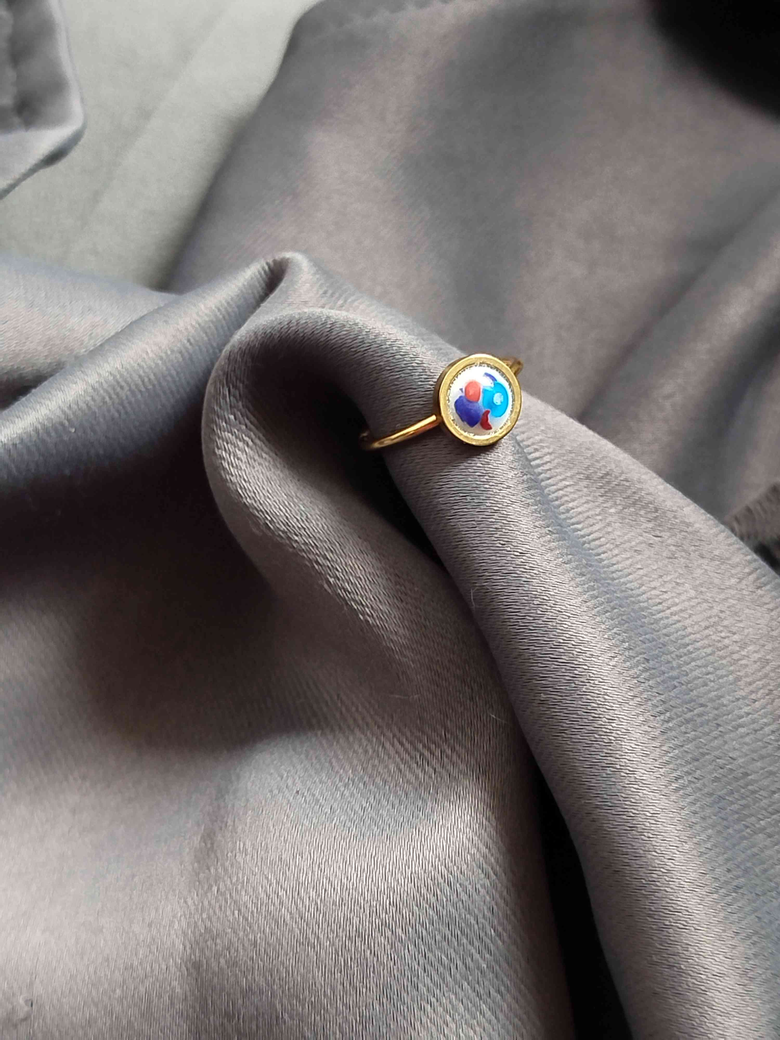 Bague Piccoli Bleu rouge blanc