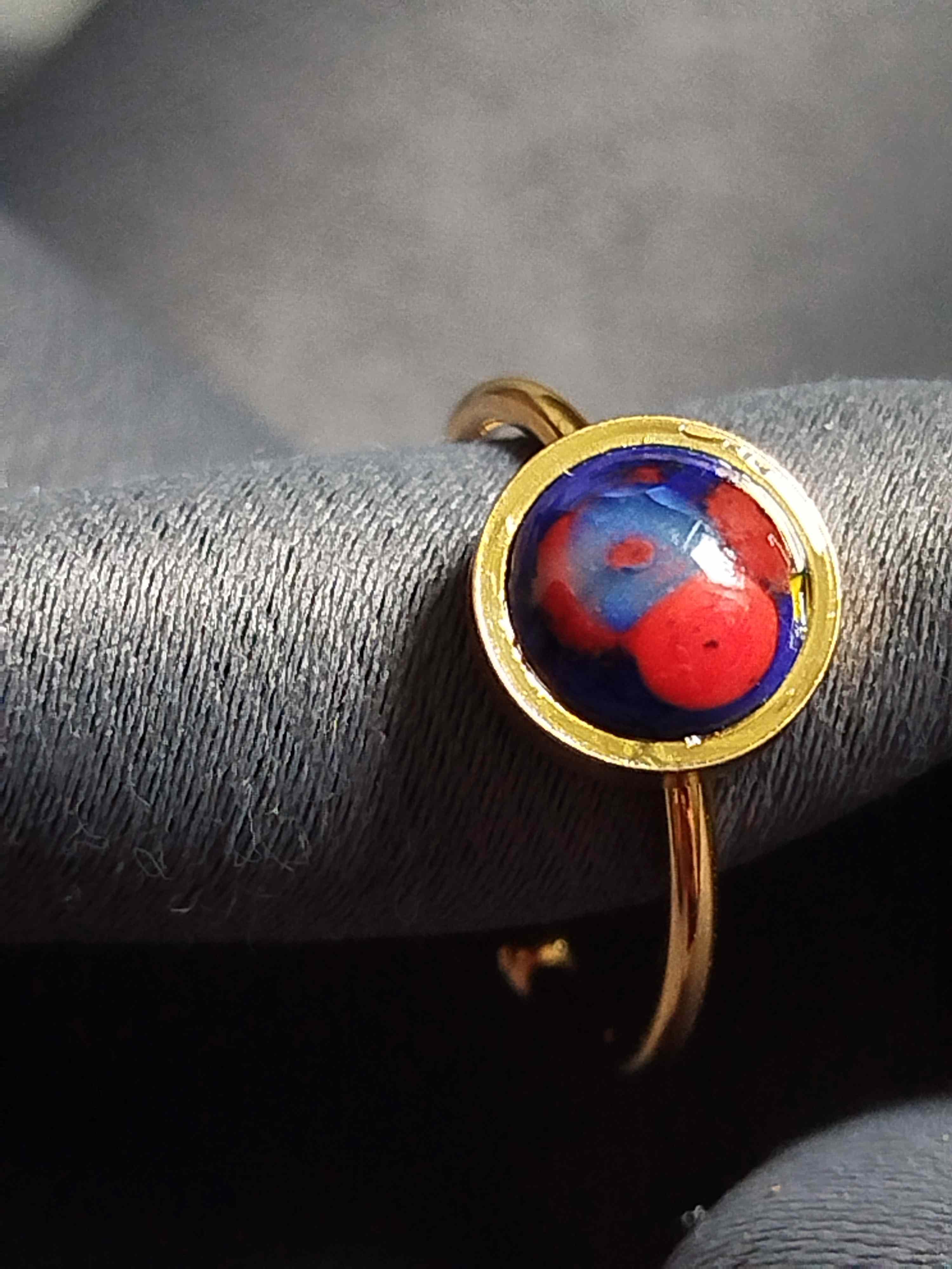 Bague Piccoli rouge et bleu