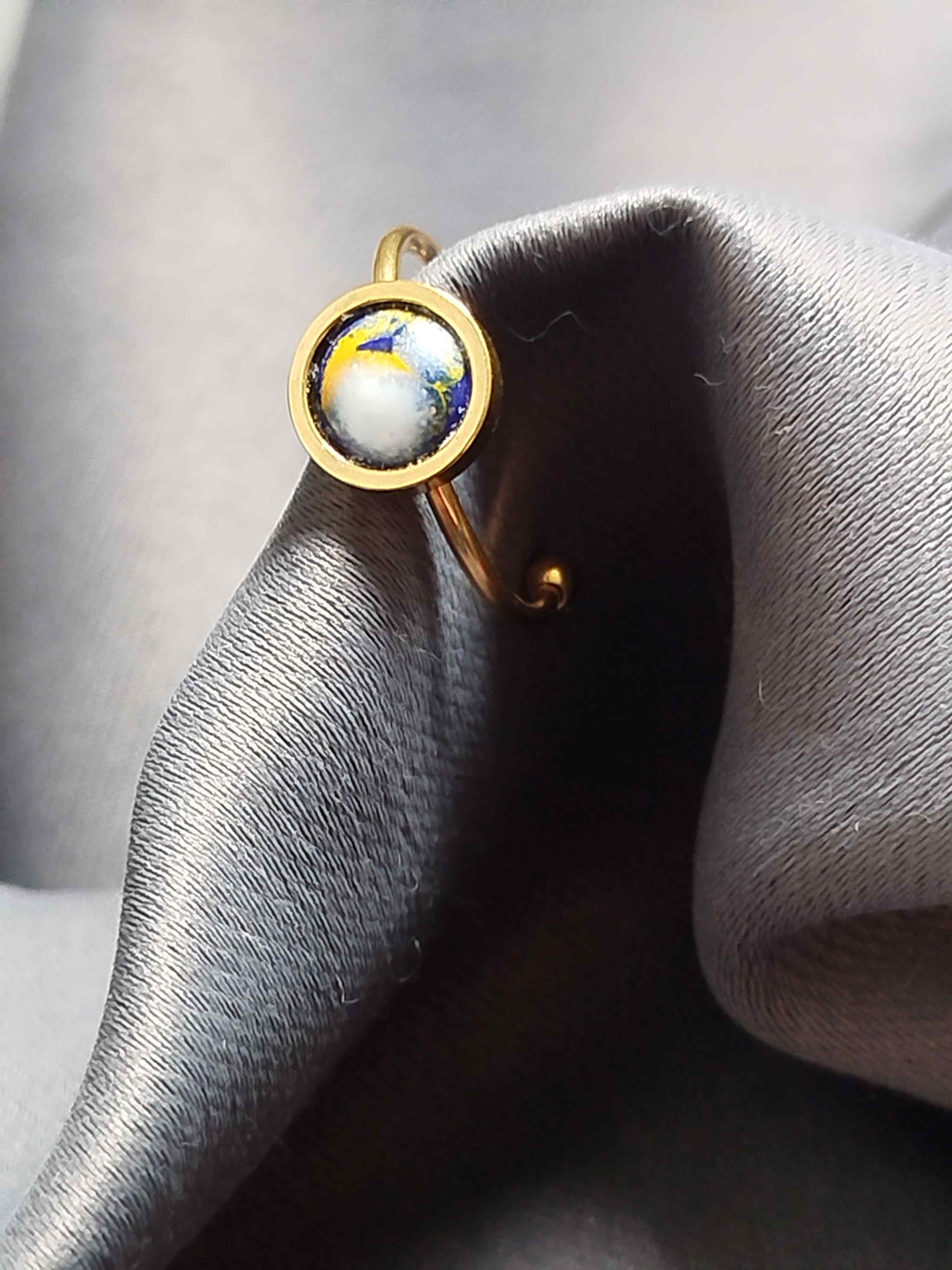 Bague Piccoli noir blanc jaune