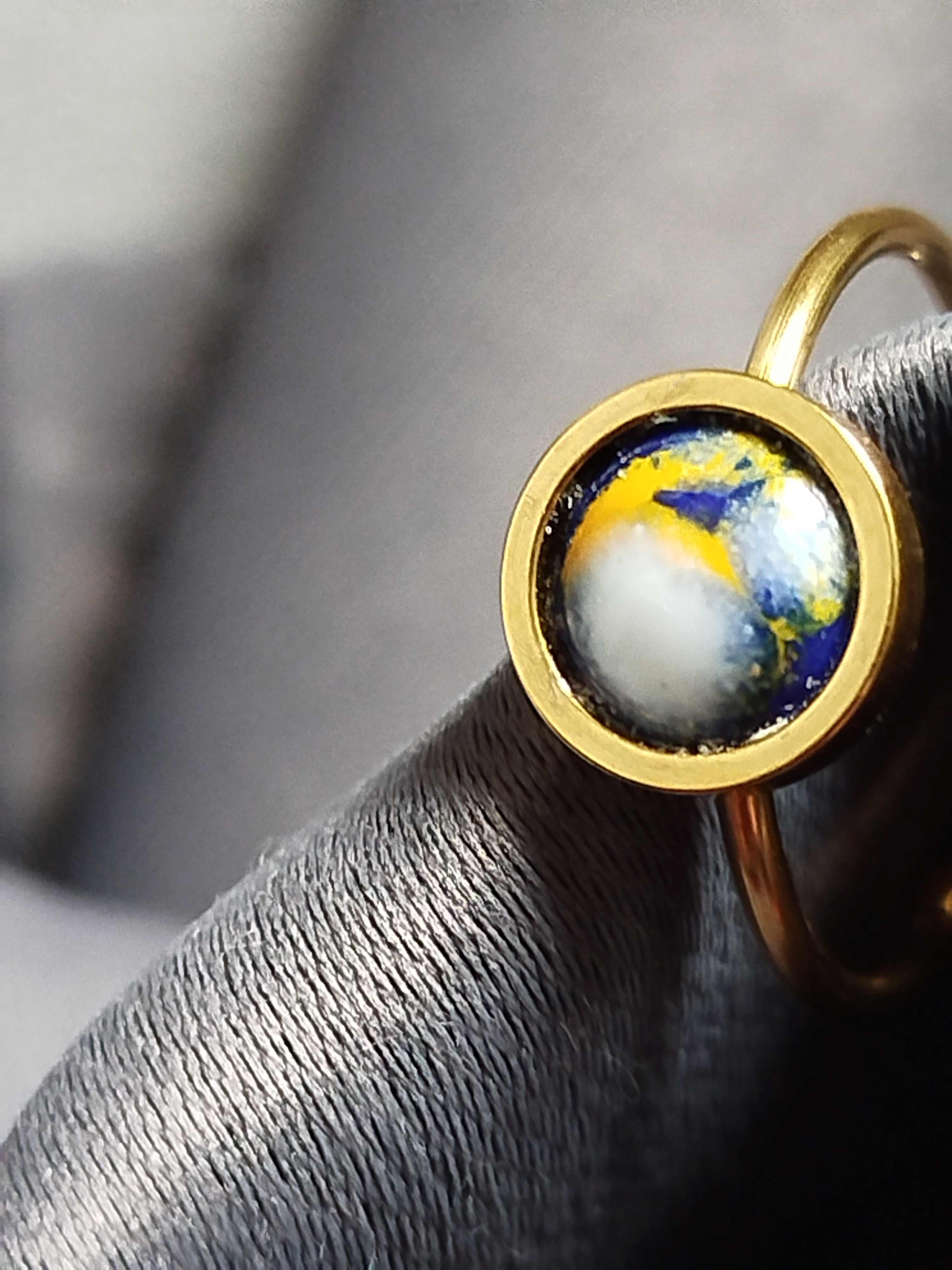 Bague Piccoli noir blanc jaune