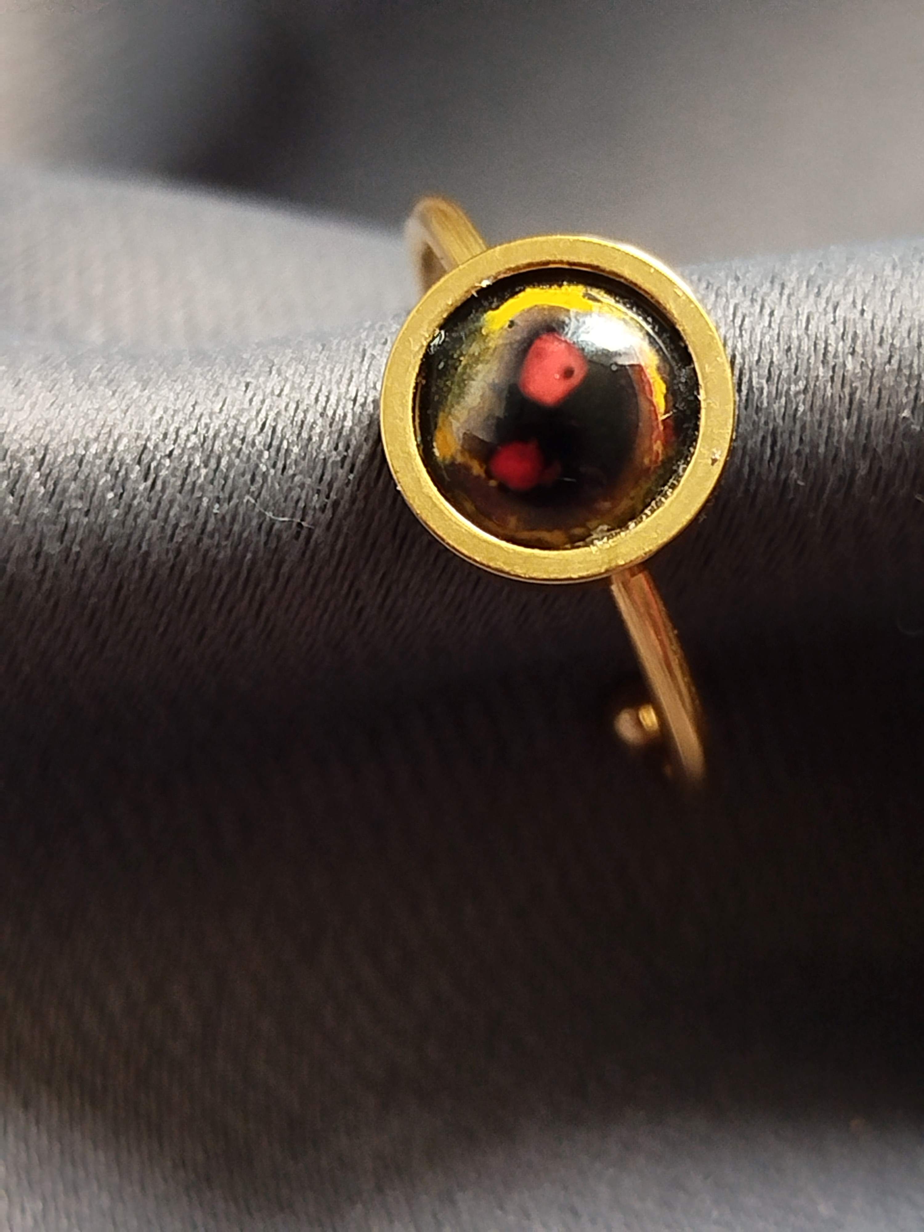 Bague Piccoli jaune noir rouge