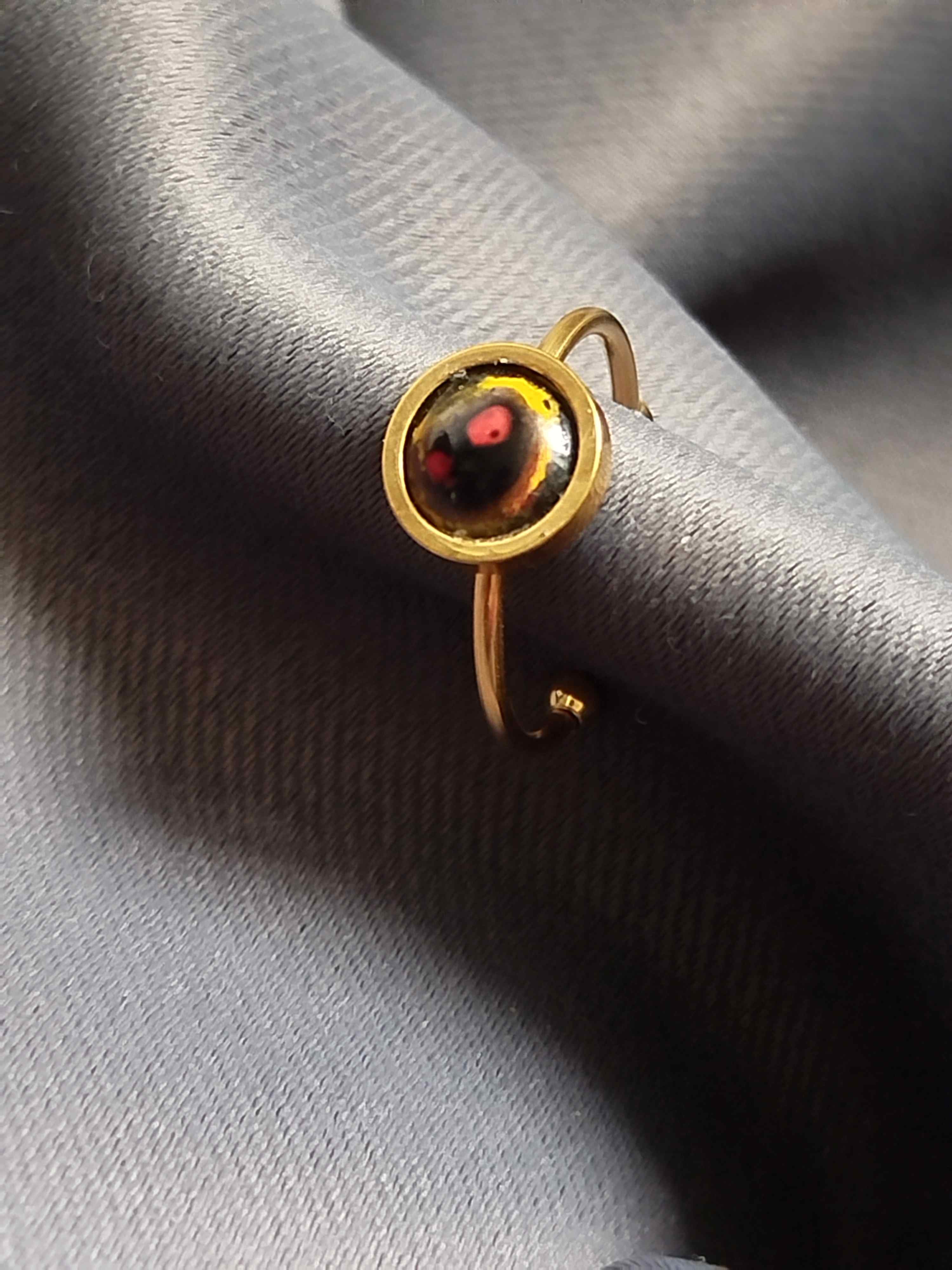 Bague Piccoli jaune noir rouge