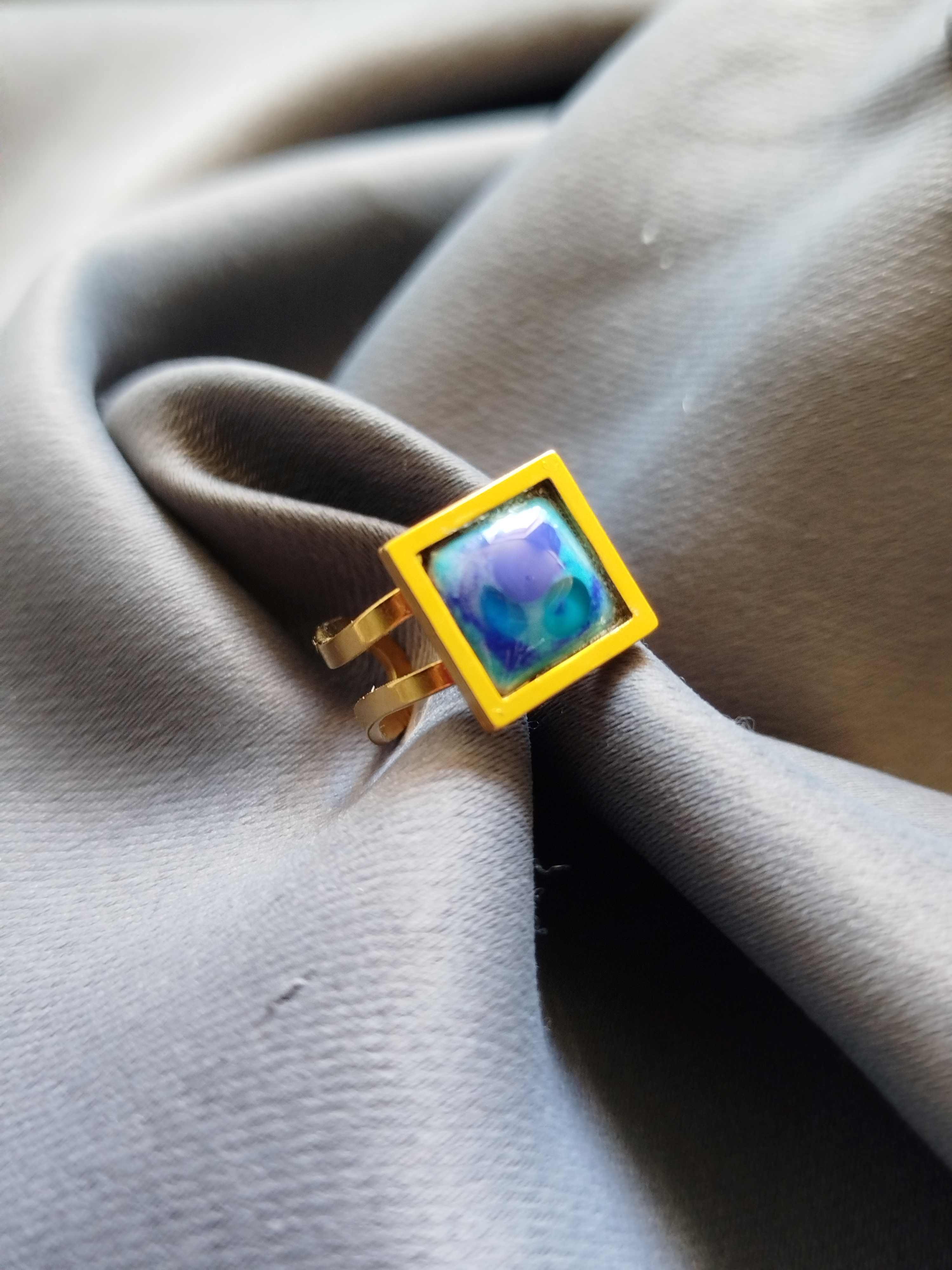 Bague Mezze bleue