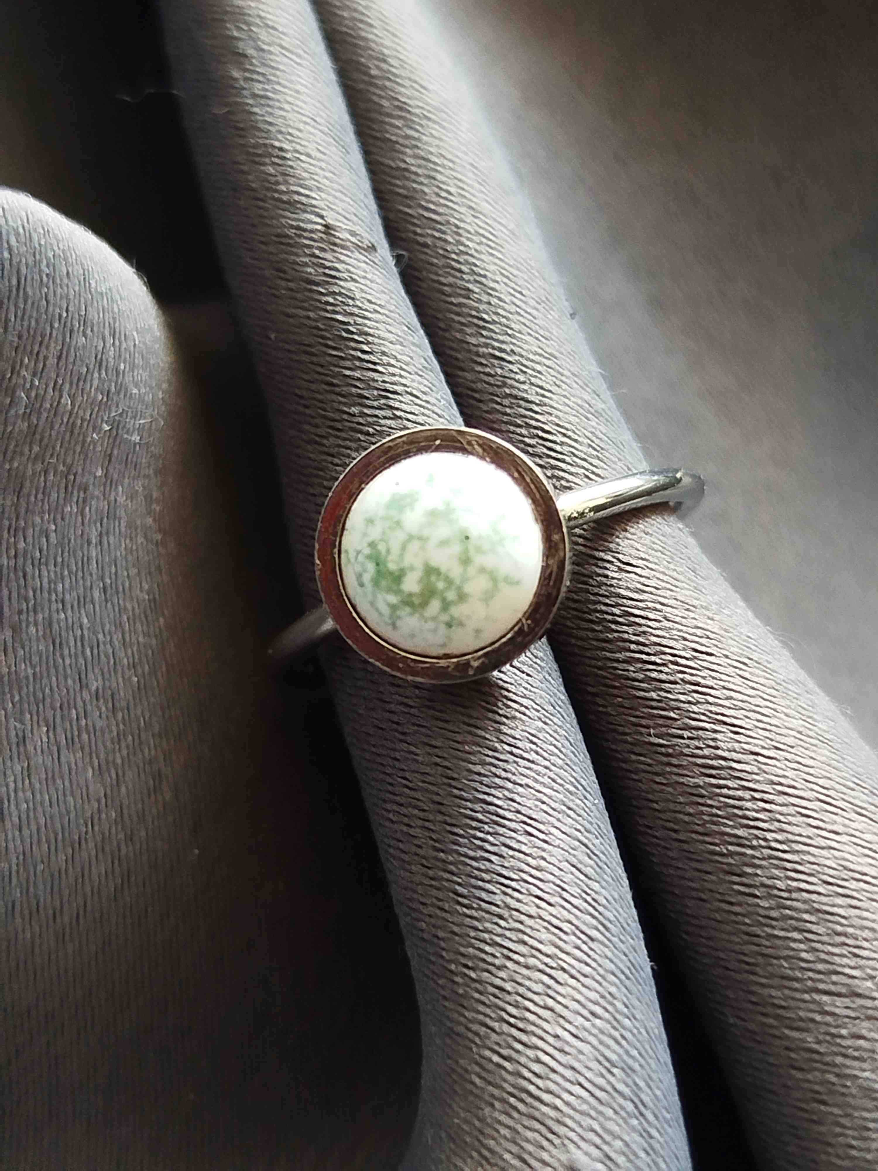 Bague Piccoli blanche et verte