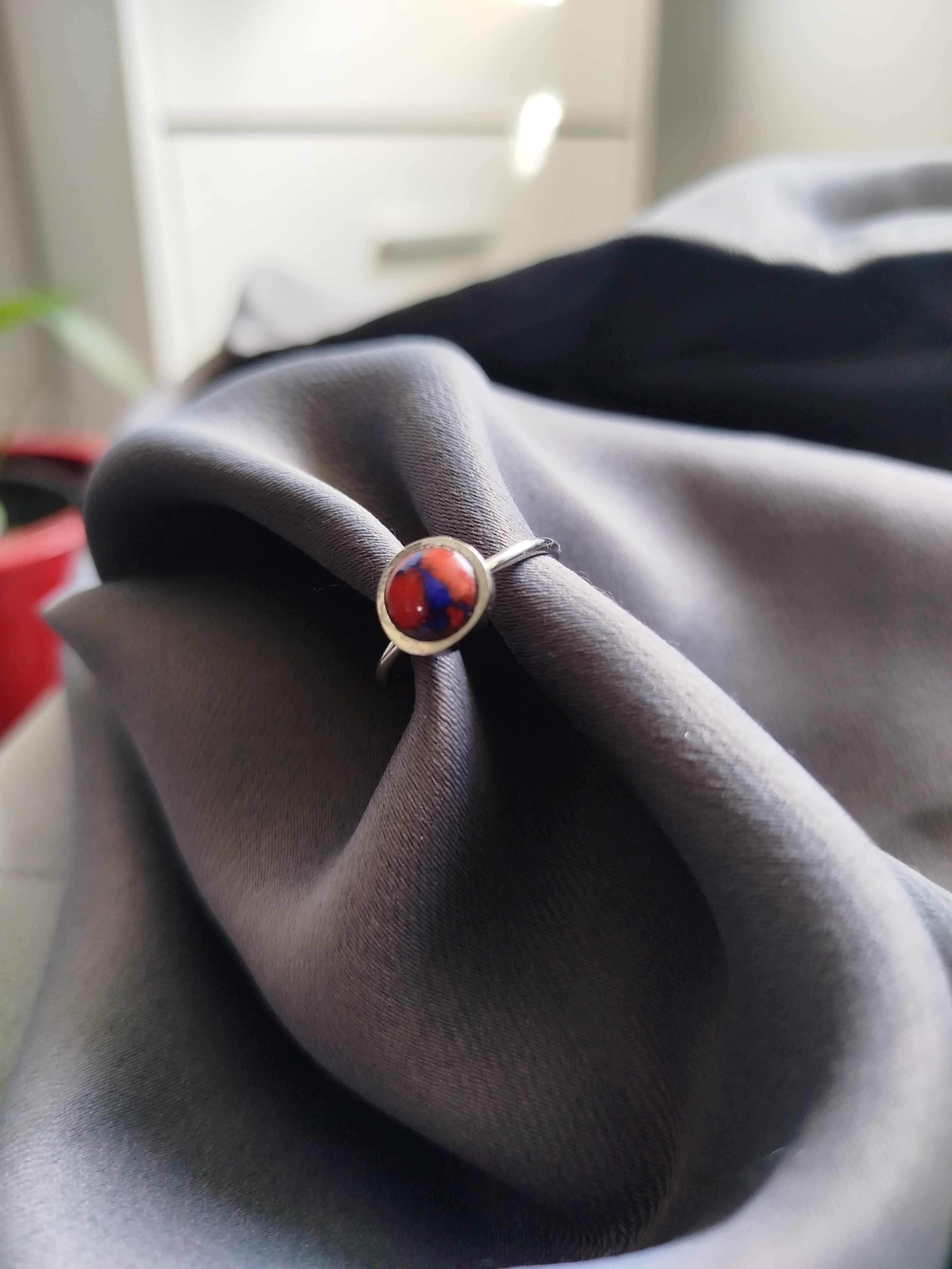 Bague Piccoli bleu et rouge