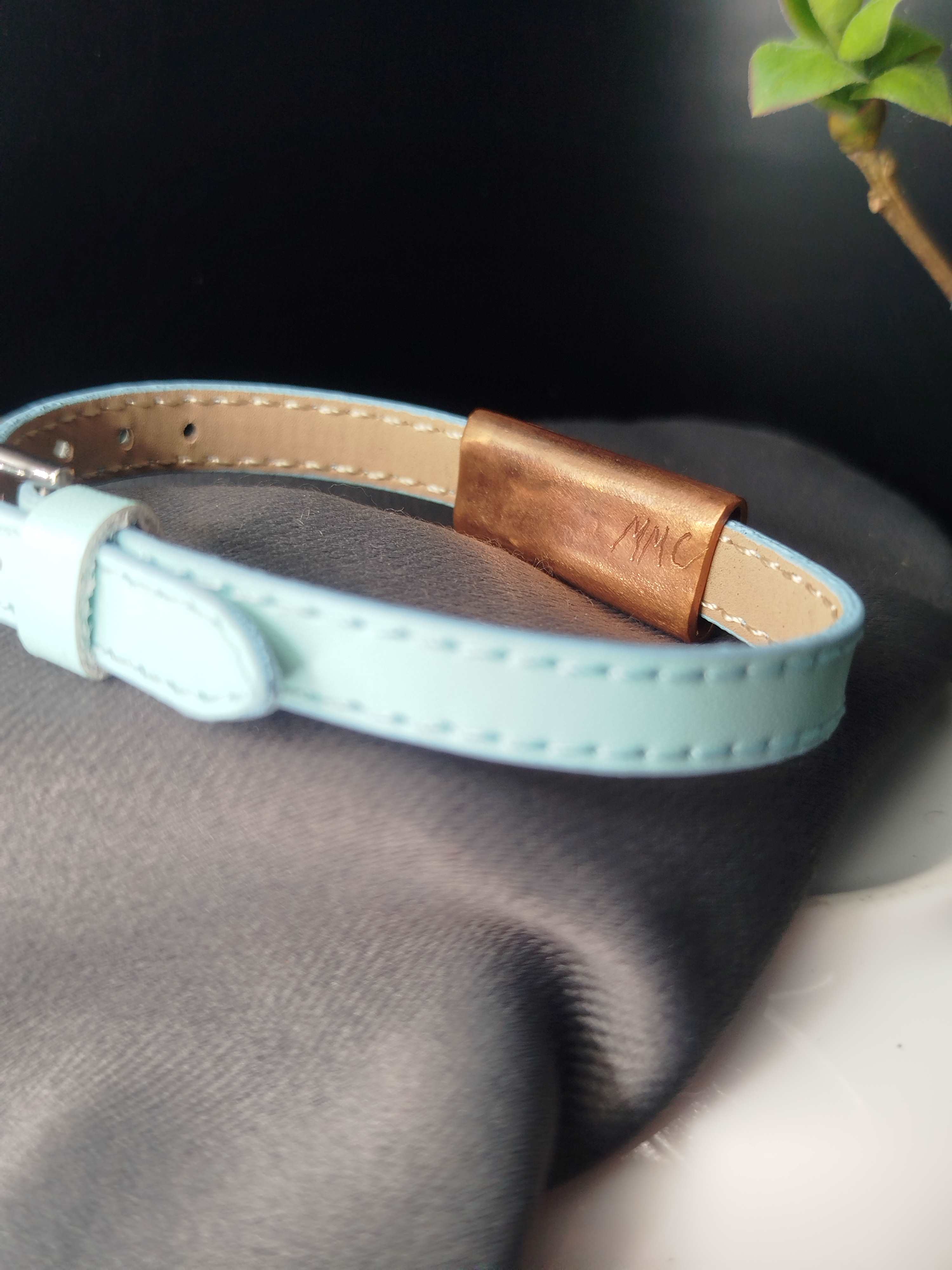 Bracelet Tubaline rouge et turquoise