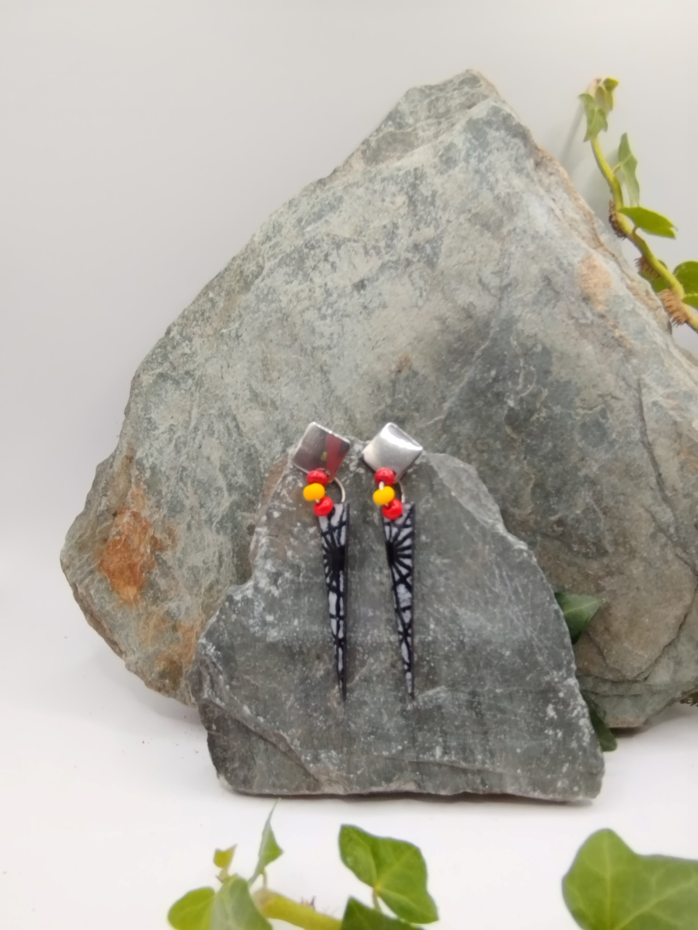 Boucles d'oreilles Speziati noir 