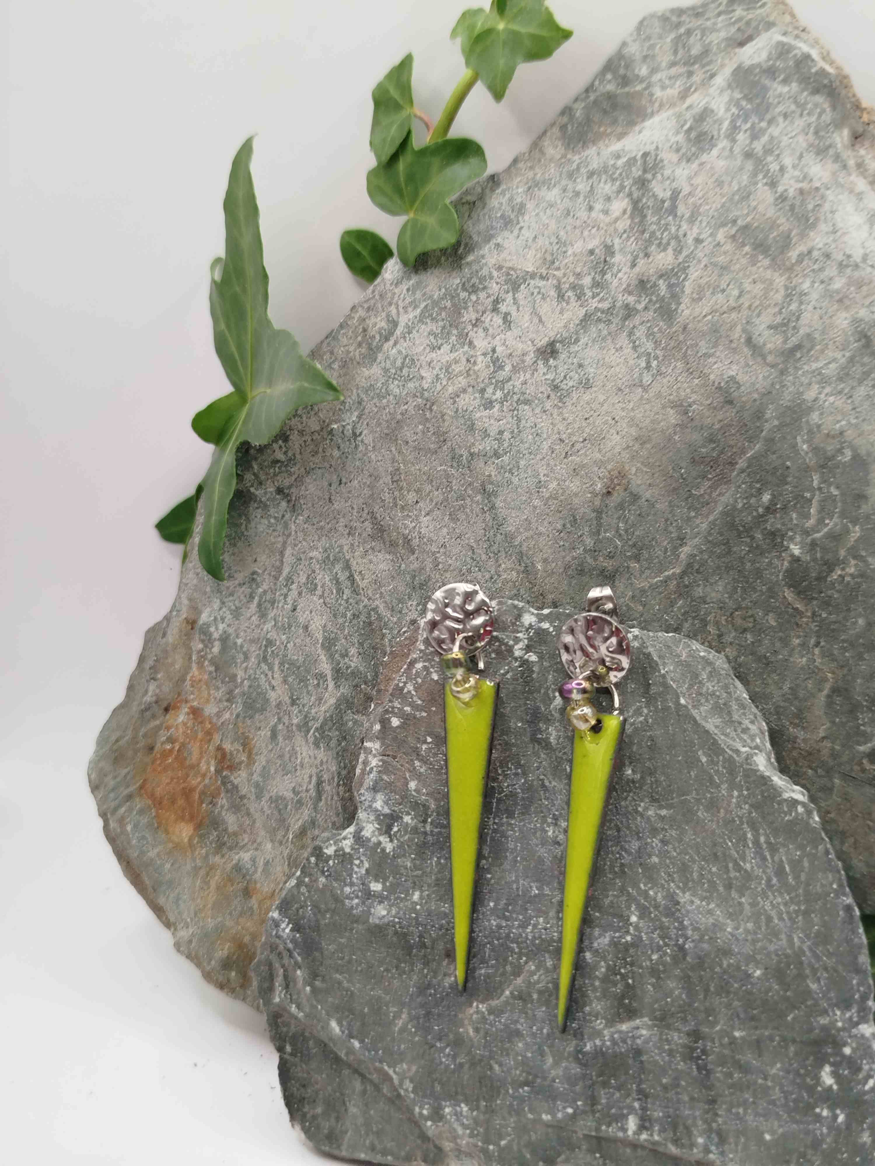 Boucles d'oreilles Speziati vertes