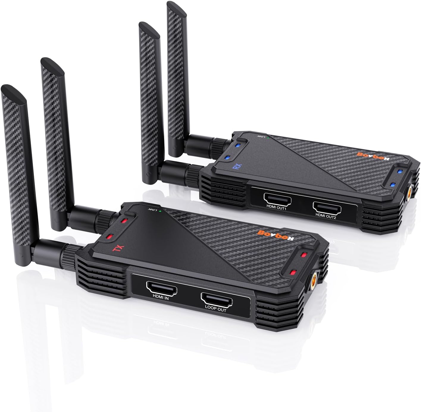 1080P No Battery Slot 1312ft  Wireless HDMI Transmitter and Receiver