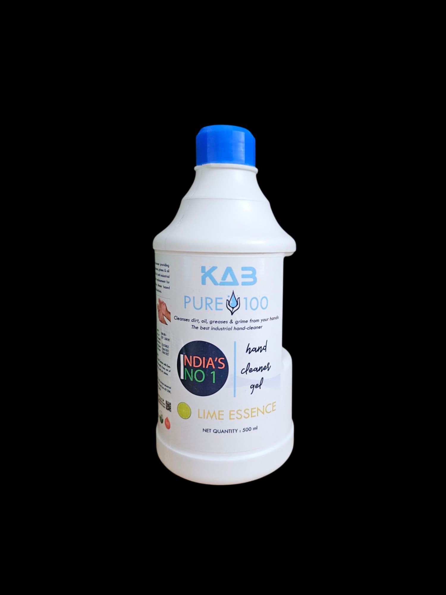 KAB PURE 100 HAND CLEANER GEL (500ml)